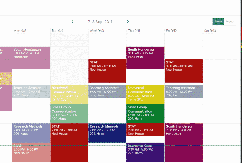 Come appare My Study Life da desktop