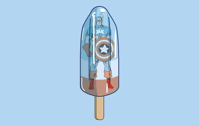 heam... se li volete fare al gusto Captain America va anche bene... credits:http://www.theshirtlist.com