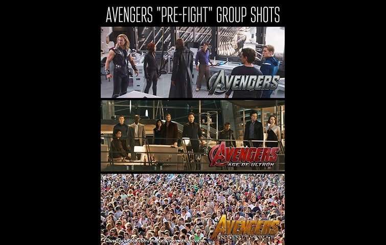 Rumors dicono che il nostro strange ci sarà anche in Infinity War, e così ce lo immaginiamo noi! Credits: la pagina Facebook LOL Avengers